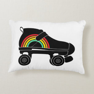 Quad Skate Regenbogen Dekokissen