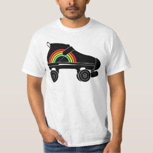 Quad Skate Regenbogen T-Shirt