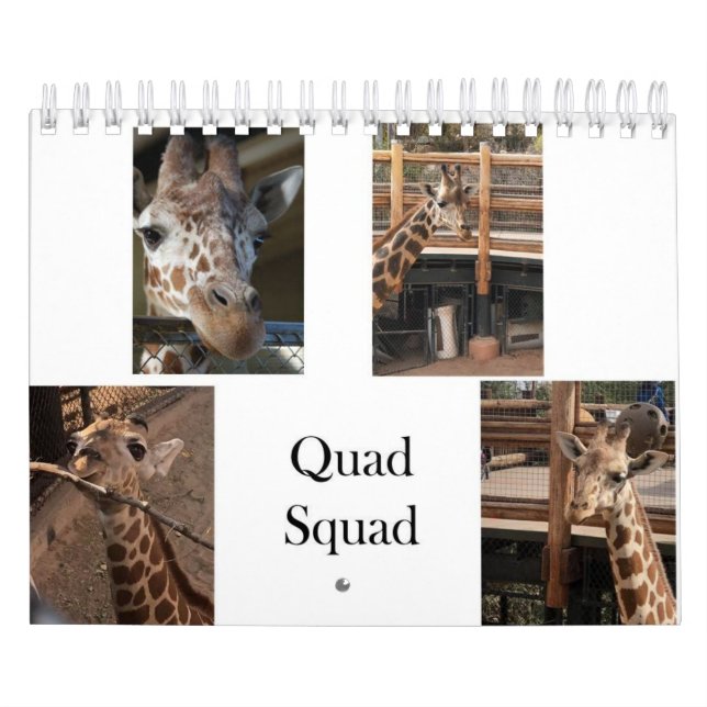 Quad Squad 2022 5,5" x 7" Kalender (Titelbild)