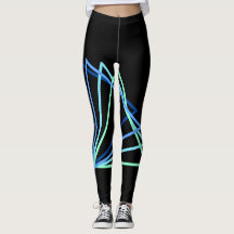 Quad triangle de Leggings d'Aqua