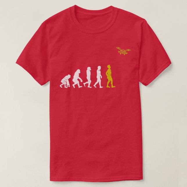 Quadcopter-Evolution T-Shirt (Design vorne)