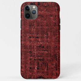 Quadrados pequenos vermelho sobreposto encharcados Case-Mate iPhone hülle