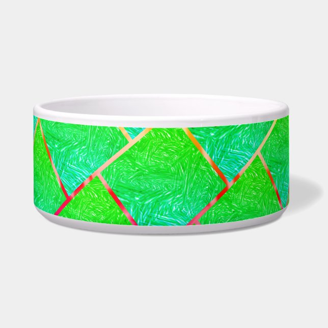 Quadrados verde azulado, linhas de três cores. napf (Vorderseite)