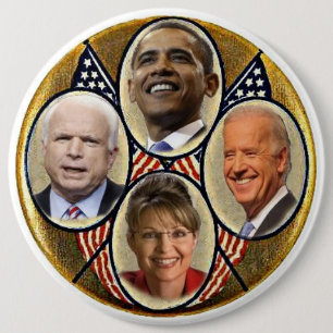 Quadragate 6-Inch Knopf 2008 Button