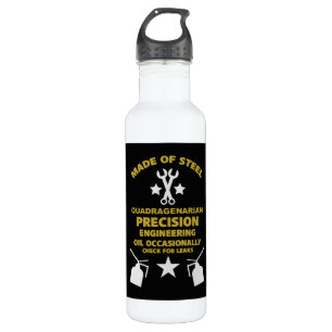 Quadragenarian Birthday Edelstahlflasche