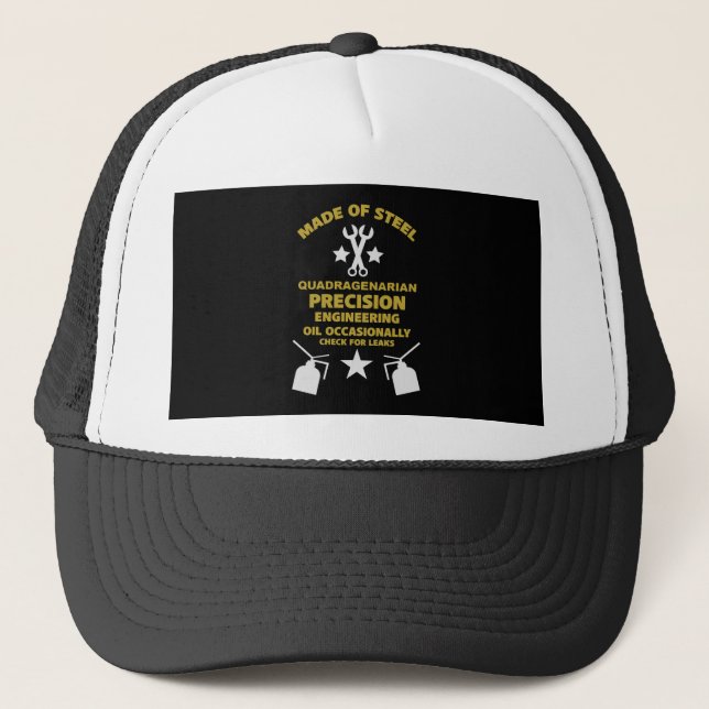 Quadragenarian Birthday Truckerkappe (Vorderseite)