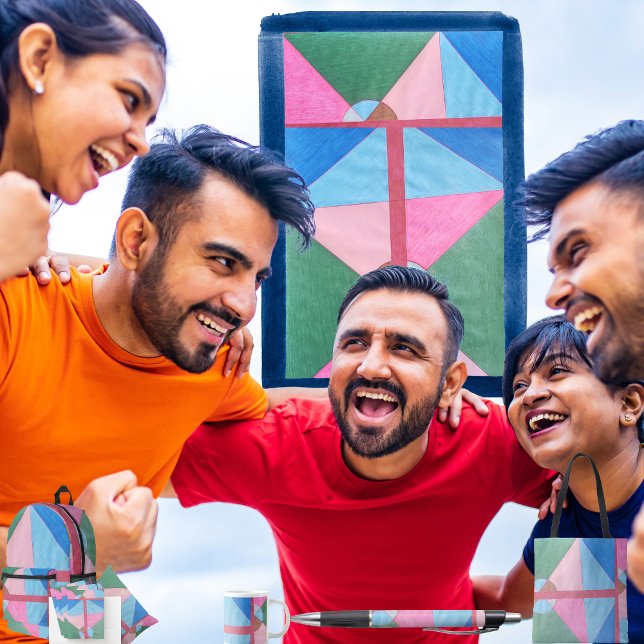 Quadrants  geschenkpapier set (Get the full “Quadrants” collection at: https://bit.ly/SmartArtZazzle. )