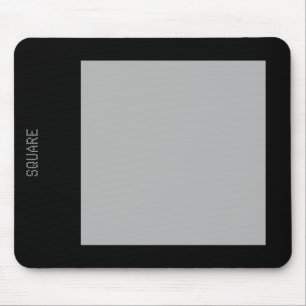 Quadrat - 30pc Grau und Schwarz Mousepad