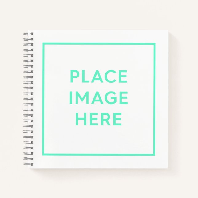 Quadrat 8,5" x 8,5" SpiralNotebook Notizbuch (Vorderseite)