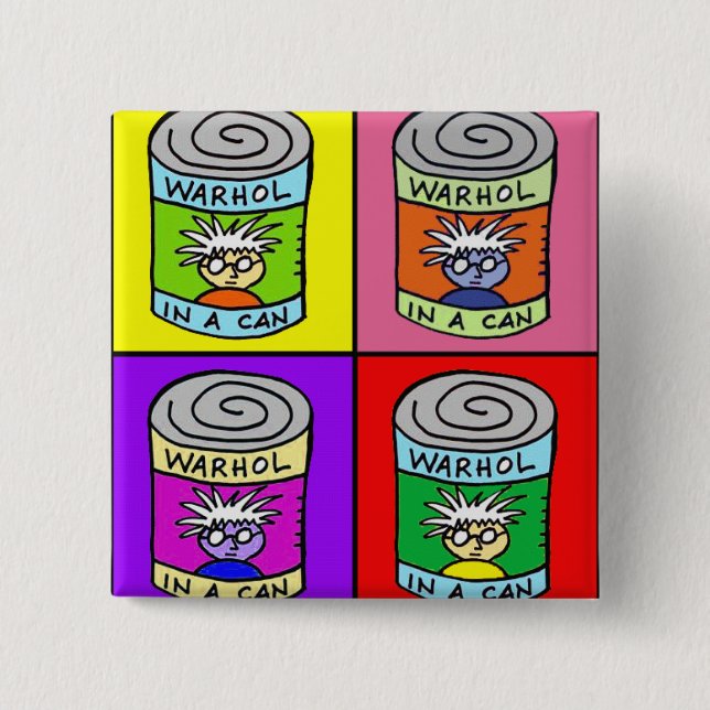 Quadrat Button (Vorderseite)