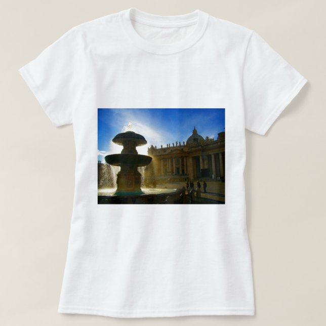 Quadrat der Blätter T-Shirt (Design vorne)