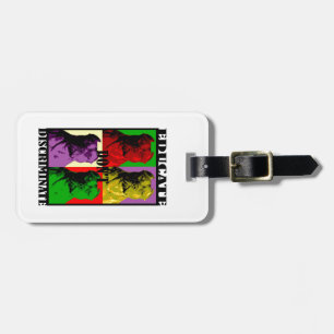 QUADRAT DER PITBULL-4 ERZIEHEN GEPÄCKANHÄNGER