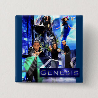 QUADRAT-"Genese-" Knopf - Xavier Logo Button