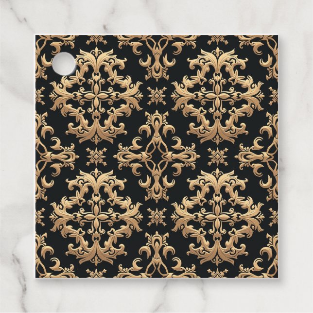 Quadrat Geschenkanhänger (Vorderseite)