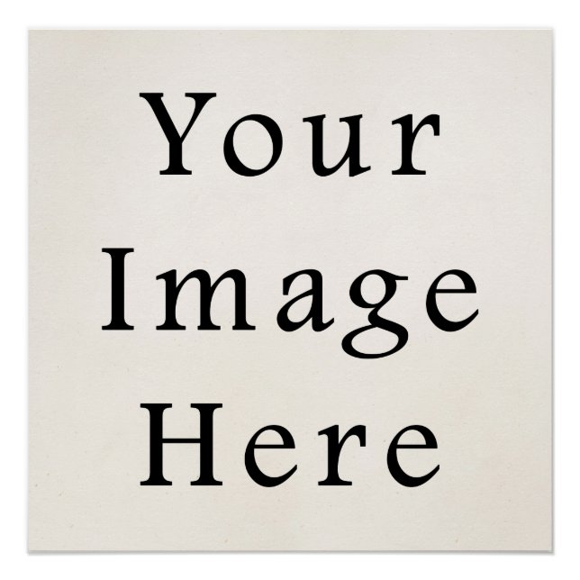 Quadrat Glossy Poster Print Personalisiert Poster (Vorderseite)