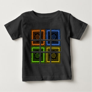 Quadrat in einer Box Baby T-shirt