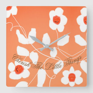 Quadrat Inspiration Uhr die kleinen Dinge