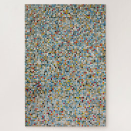 Quadrat Mosaik Mehrfarbiges Fliesenmuster (Foto)