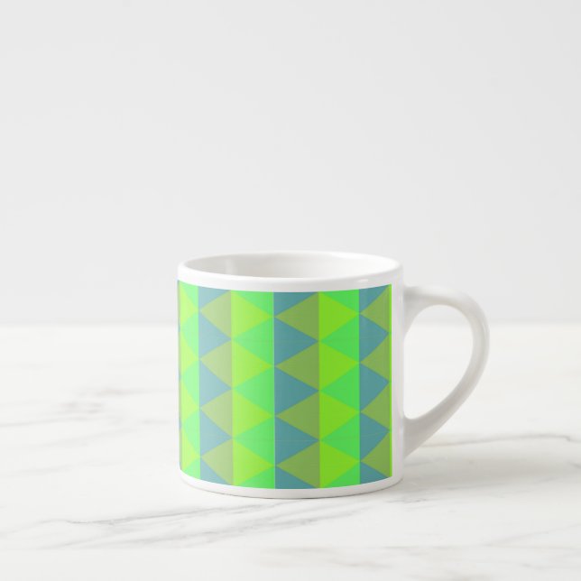 Quadrat-Muster Espressotasse (Rechts)