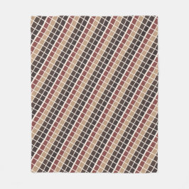 Quadrat Nahtloses Muster Fleecedecke