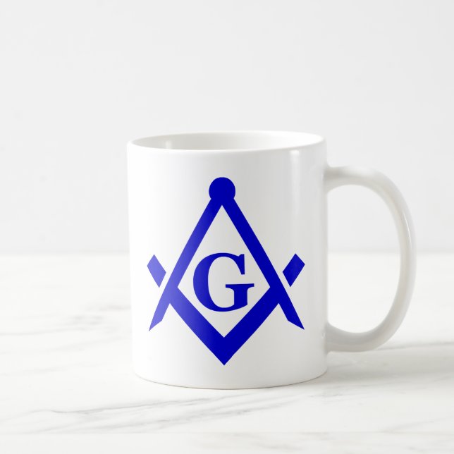 Quadrat-u. Kompass-Tasse Kaffeetasse (Rechts)