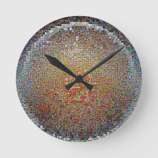 Quadrat-Uhr Runde Wanduhr