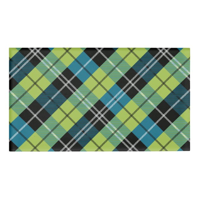 Quadrat und Farbe 2 Namenschild (Vorderseite)