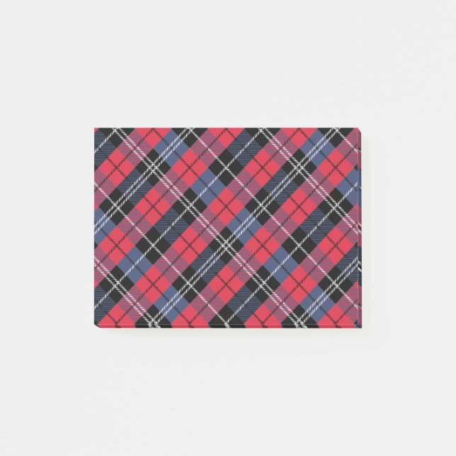 Quadrat und Farbe Post-it Klebezettel (Vorderseite)