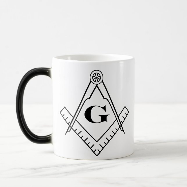 Quadrat-und Kompass-verwandelnde Tasse (Links)