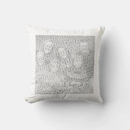 Quadrat Weiße Fotos Kissen