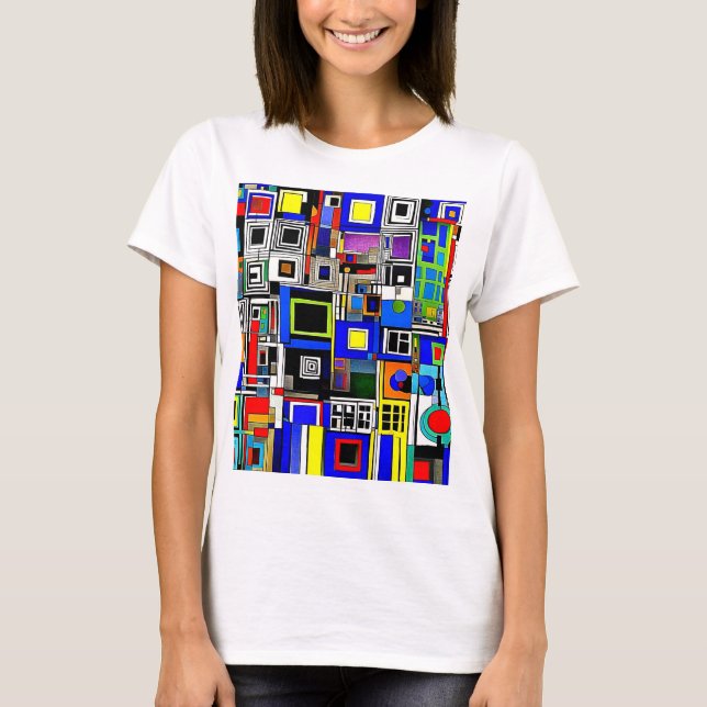 Quadrate 2 T-Shirt (Vorderseite)
