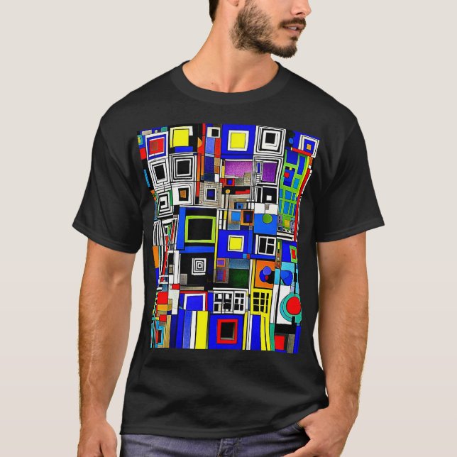 Quadrate 2 T-Shirt (Vorderseite)