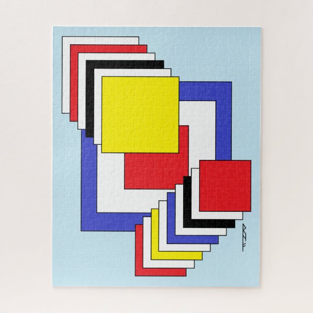 Quadrate Abstrakt (Vertikal)