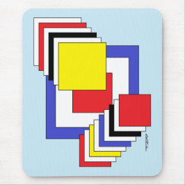 Quadrate Abstrakt Mousepad