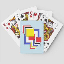 Quadrate Abstrakt Spielkarten