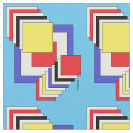 Quadrate Abstrakt Stoff