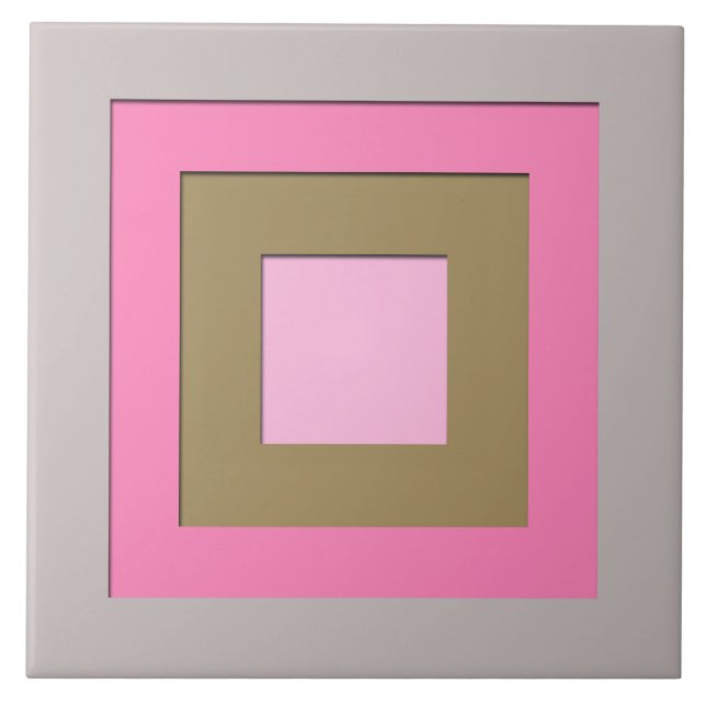 Quadrate in der Mitte des Jahrhunderts - grau / gr Fliese (Vorderseite)