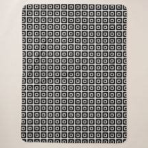 Quadrate in weißem Schwarz