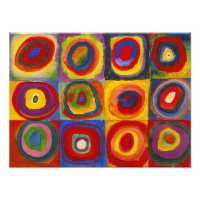 Quadrate mit konzentrischen Kreisen | Kandinsky |