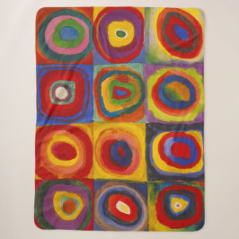 Quadrate mit konzentrischen Kreisen | Kandinsky | Sherpadecke