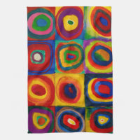 Quadrate mit Kreisen, Abstrakt, Wassis Kandinsky