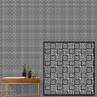 Quadrate mit weißer geometrischer Darstellung