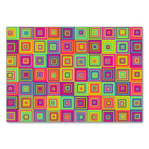 Quadrate-Muster Tischnummer