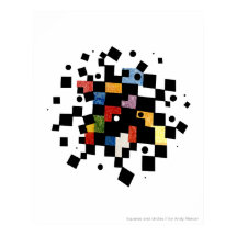Quadrate und Kreise Abstract II