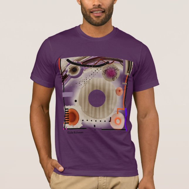 Quadrate und Kreise mehr oder weniger T-Shirt (Vorderseite)