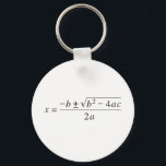 quadratic formula schlüsselanhänger<br><div class="desc">Sharing a love of mathematics.</div>