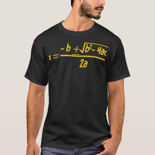 Quadratische Formel-Math-Klasse T-Shirt
