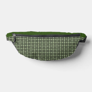 quadratische grüne Textur Kachel klassisches Modeg Bauchtasche