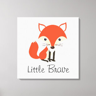 Quadratische Leinwand - Little Brave