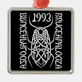 quadratische Rahmen Ornament Aus Metall